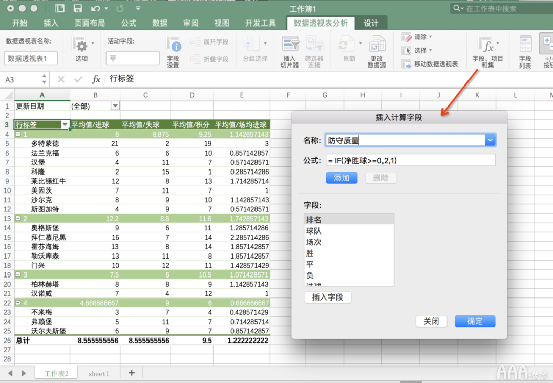 数据分析Excel必备技能有哪些